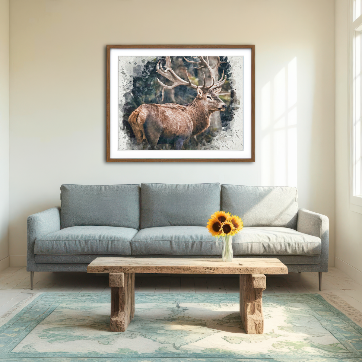 AUTO-MOCKUP ROOM | Forest Prince Wall Art