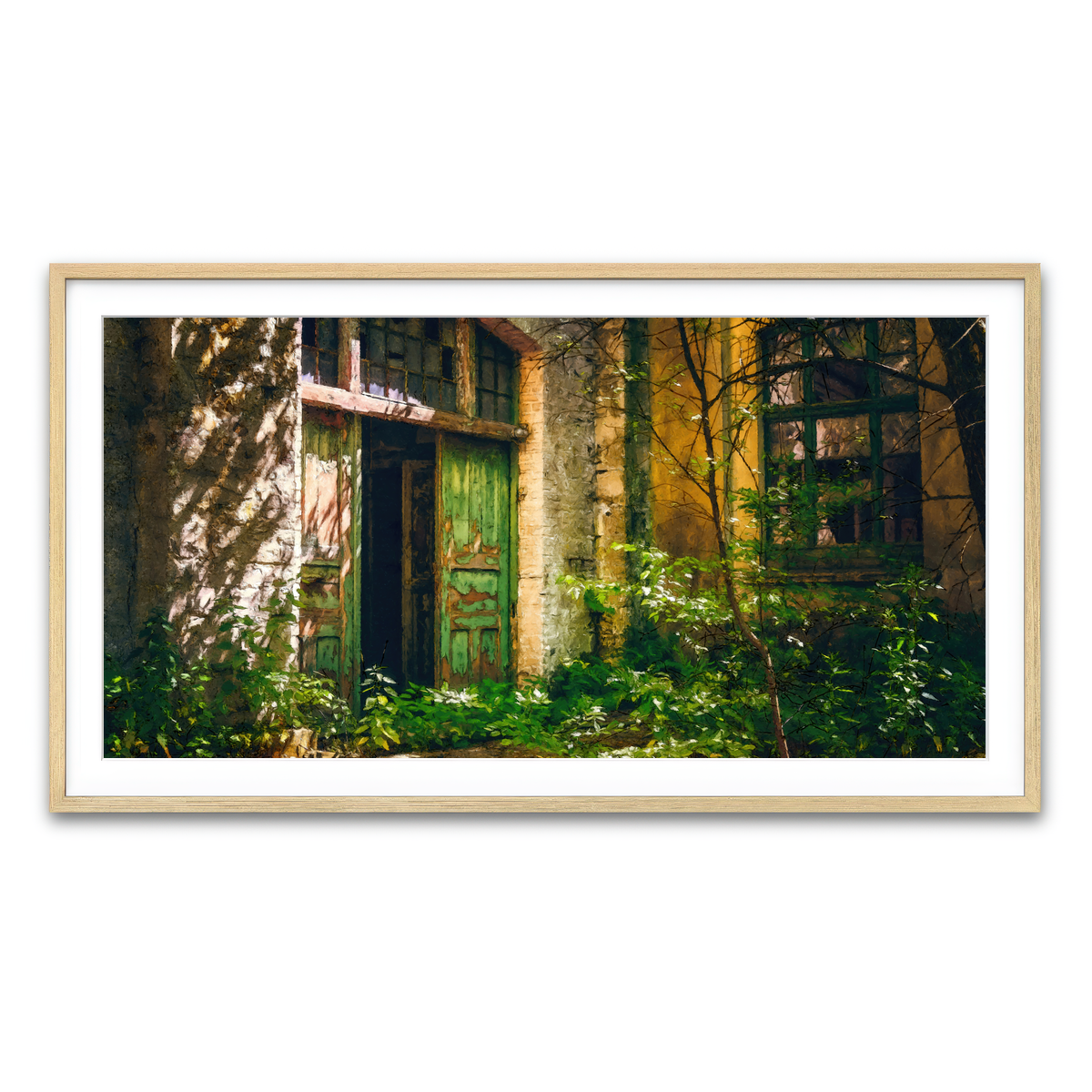 Framed Print 2x1 Natural