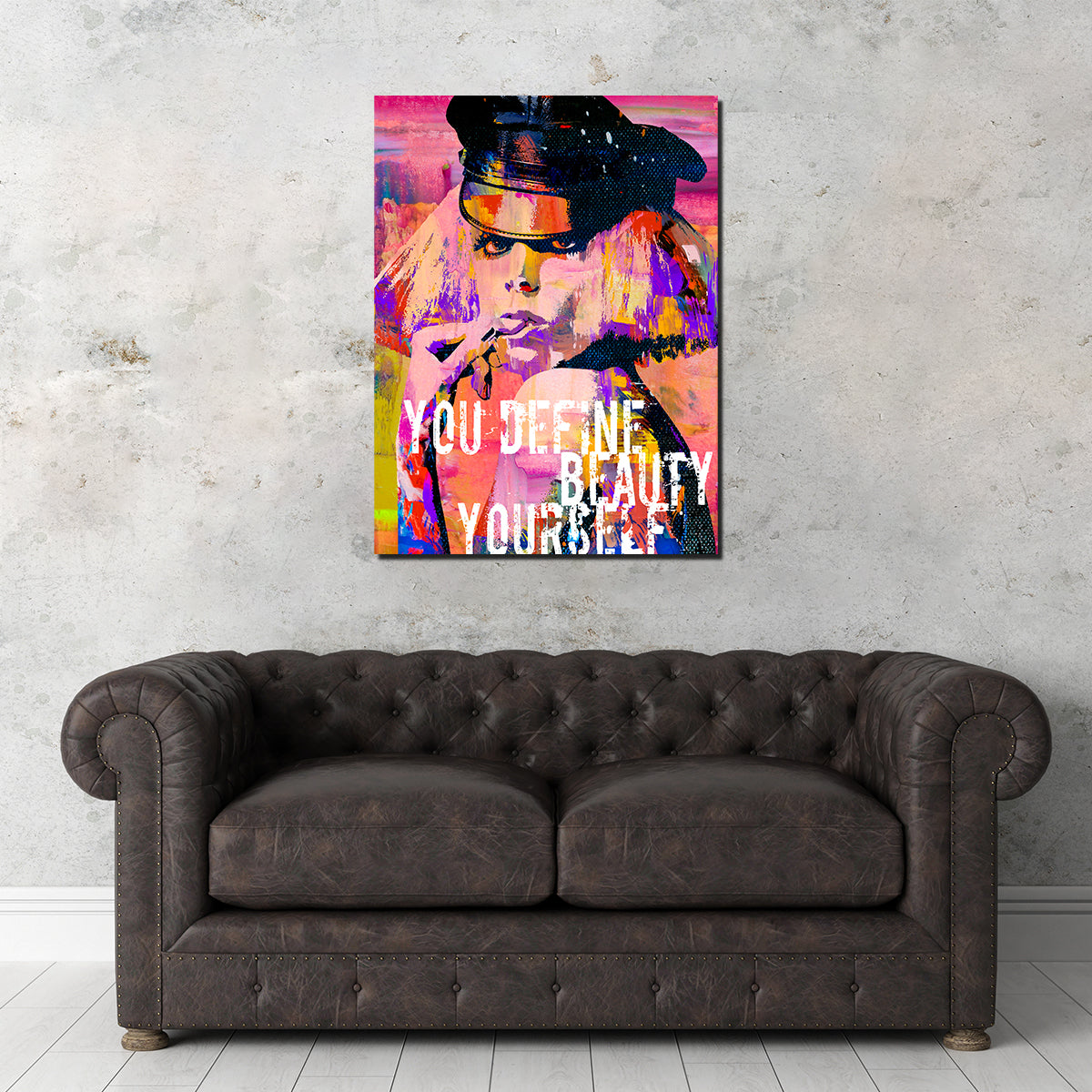 Gaga Graffiti Wall Art