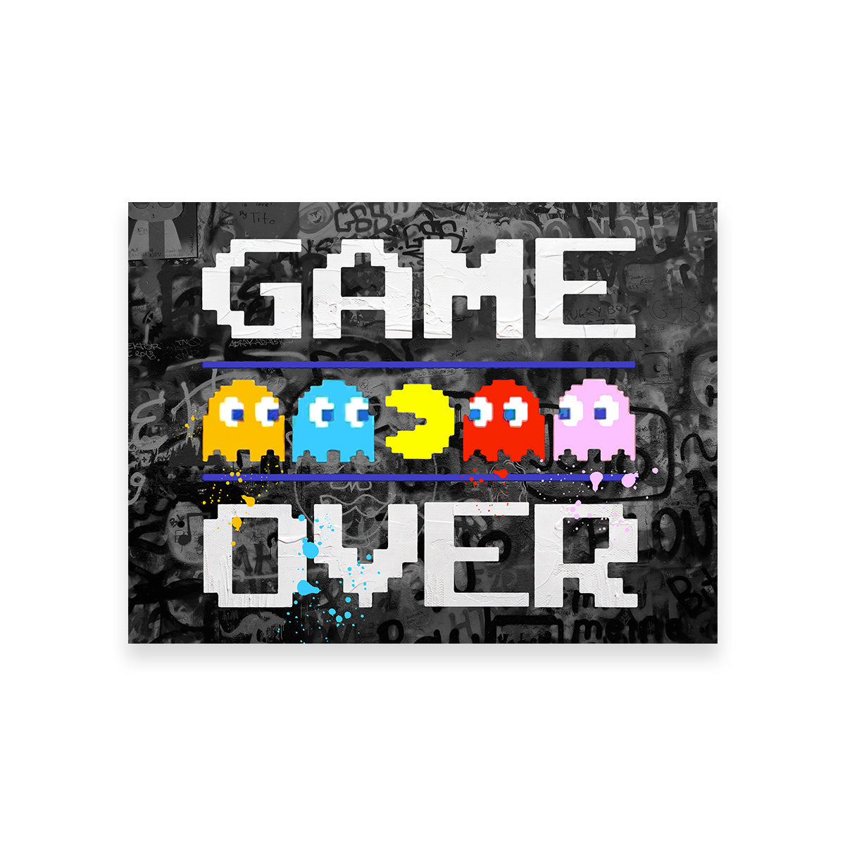 Game Over Wall Art