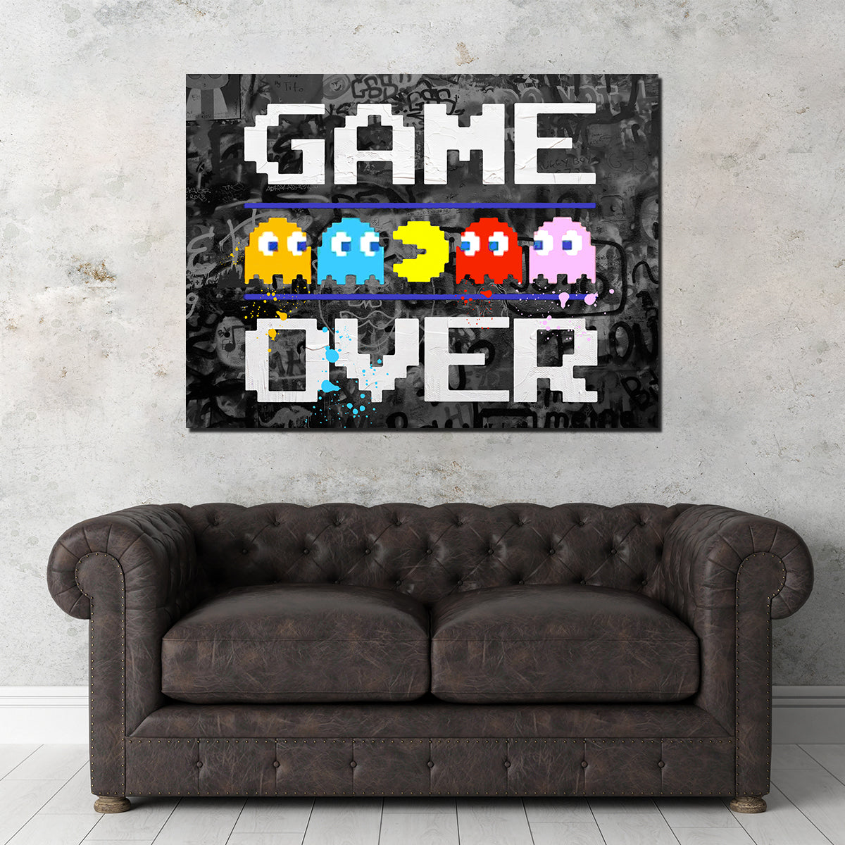 Game Over Wall Art