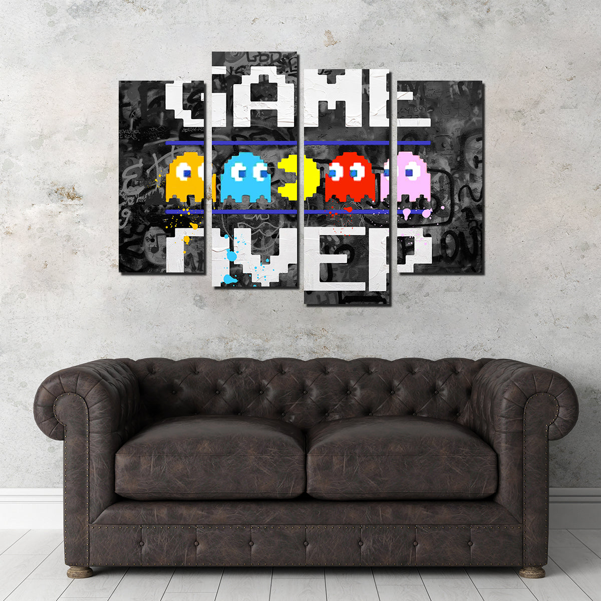 Game Over Wall Art