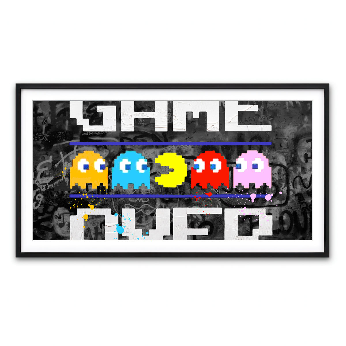 Framed Print 2x1 Black