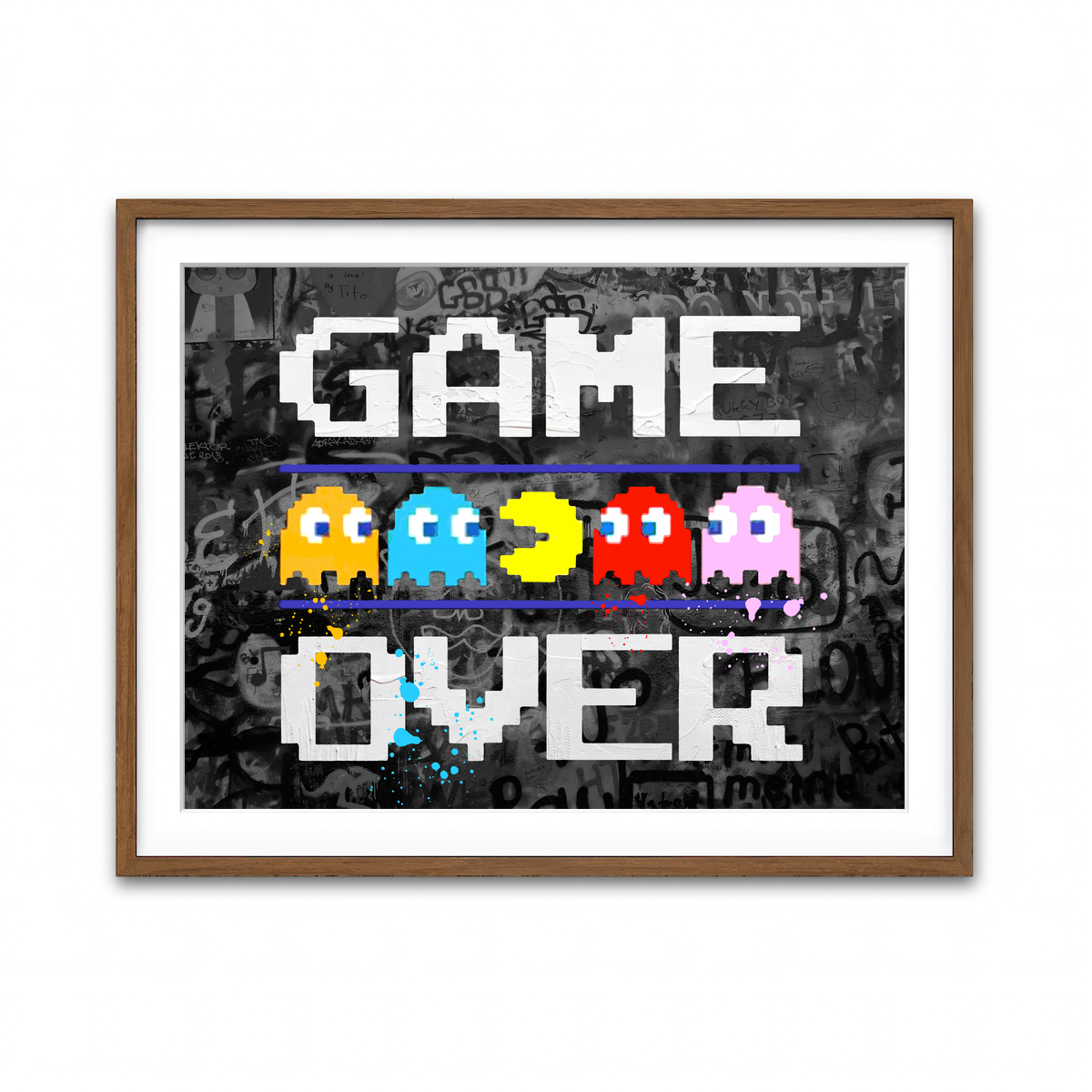 Framed Print 4x3 Walnut