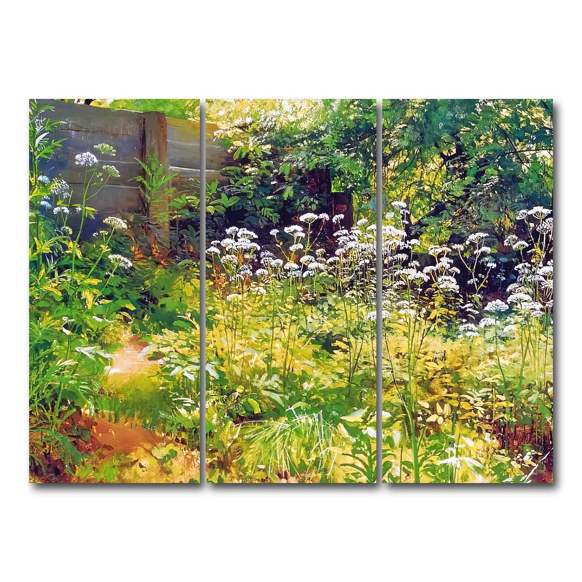 AUTO-MOCKUP WHITE | garden corner | 3 Piece | Gallery Wrap Canvas | group=8x18