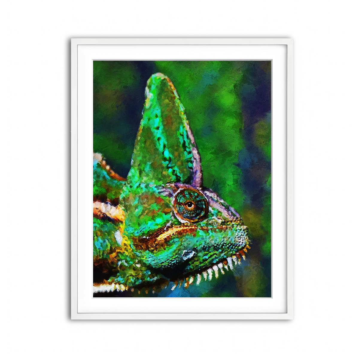 Framed Print 3x4 White