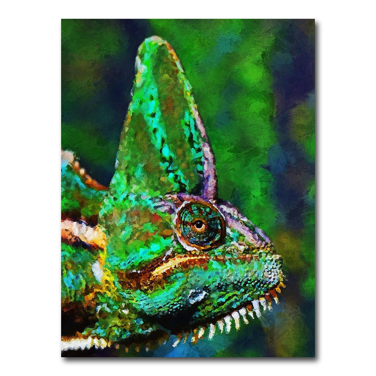 AUTO-MOCKUP WHITE | gecko painting | 1 Piece | Gallery Wrap Canvas | group=3x4