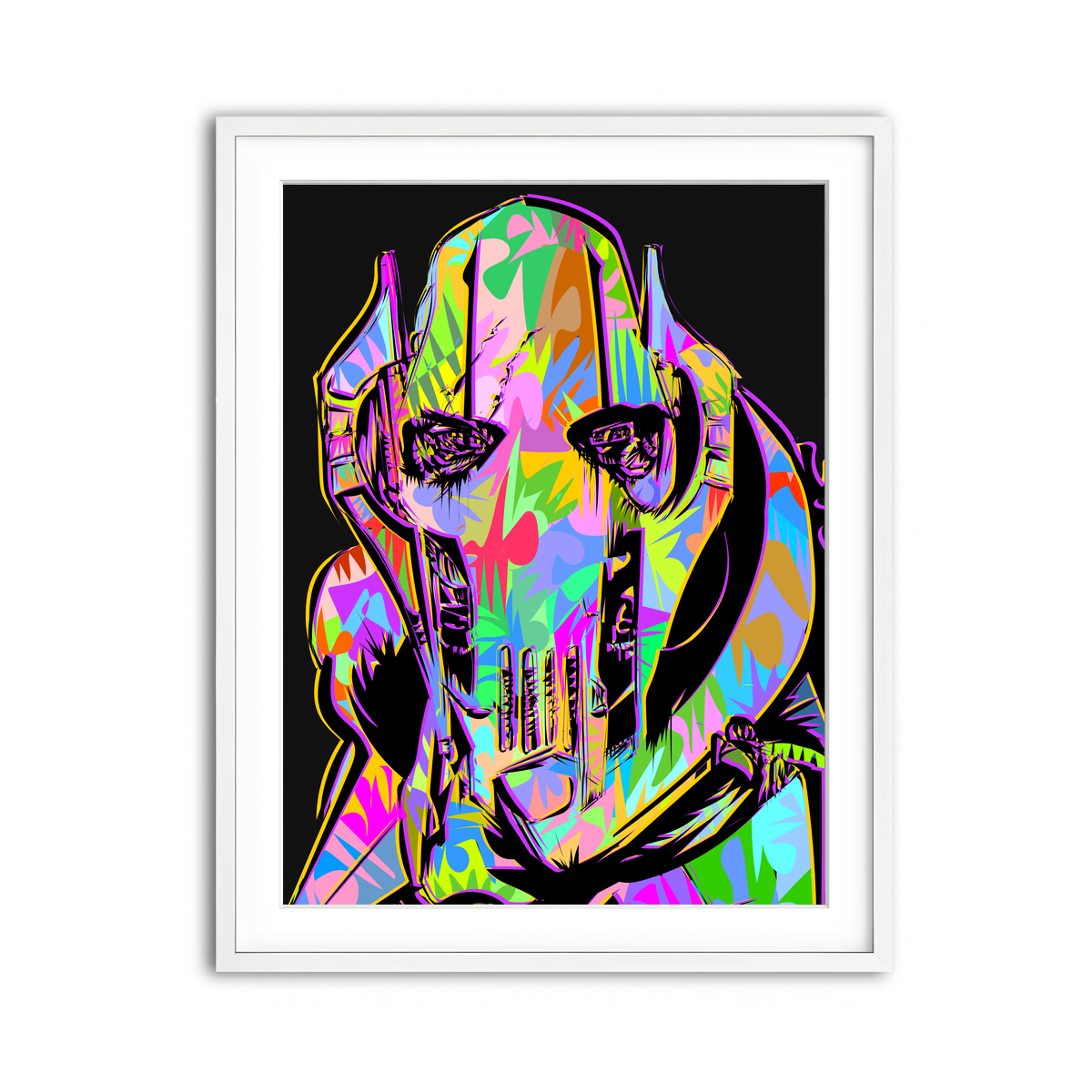 Framed Print 3x4 White