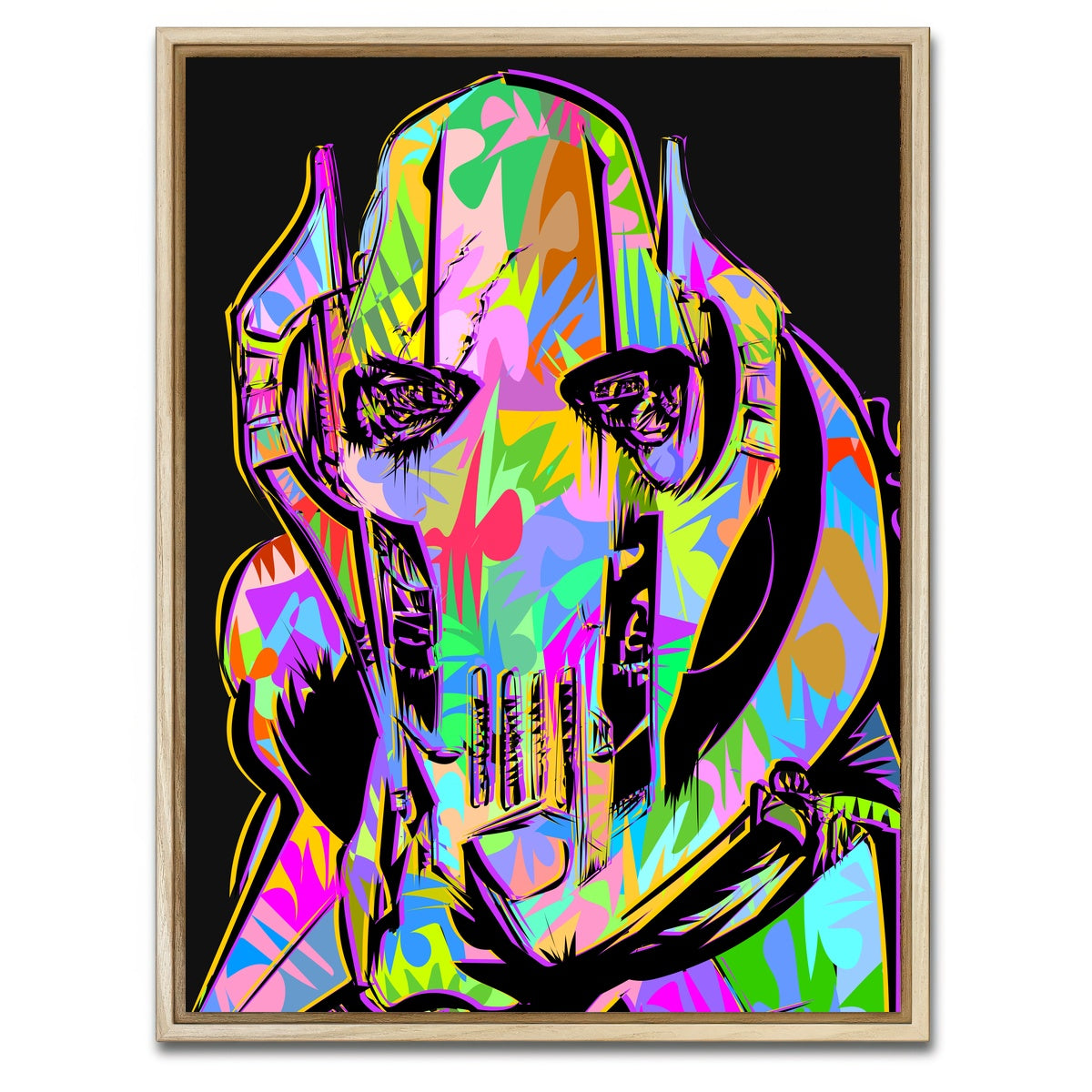 AUTO-MOCKUP WHITE | general grievous | 1 Piece | Natural Framed Canvas | group=3x4