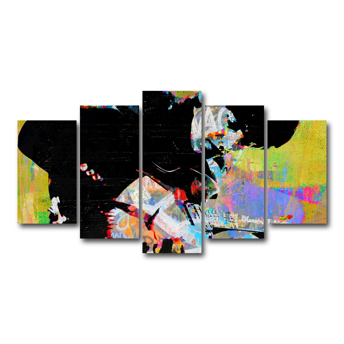 AUTO-MOCKUP WHITE | george harrison | 5 Piece | Gallery Wrap Canvas | group=5_normal