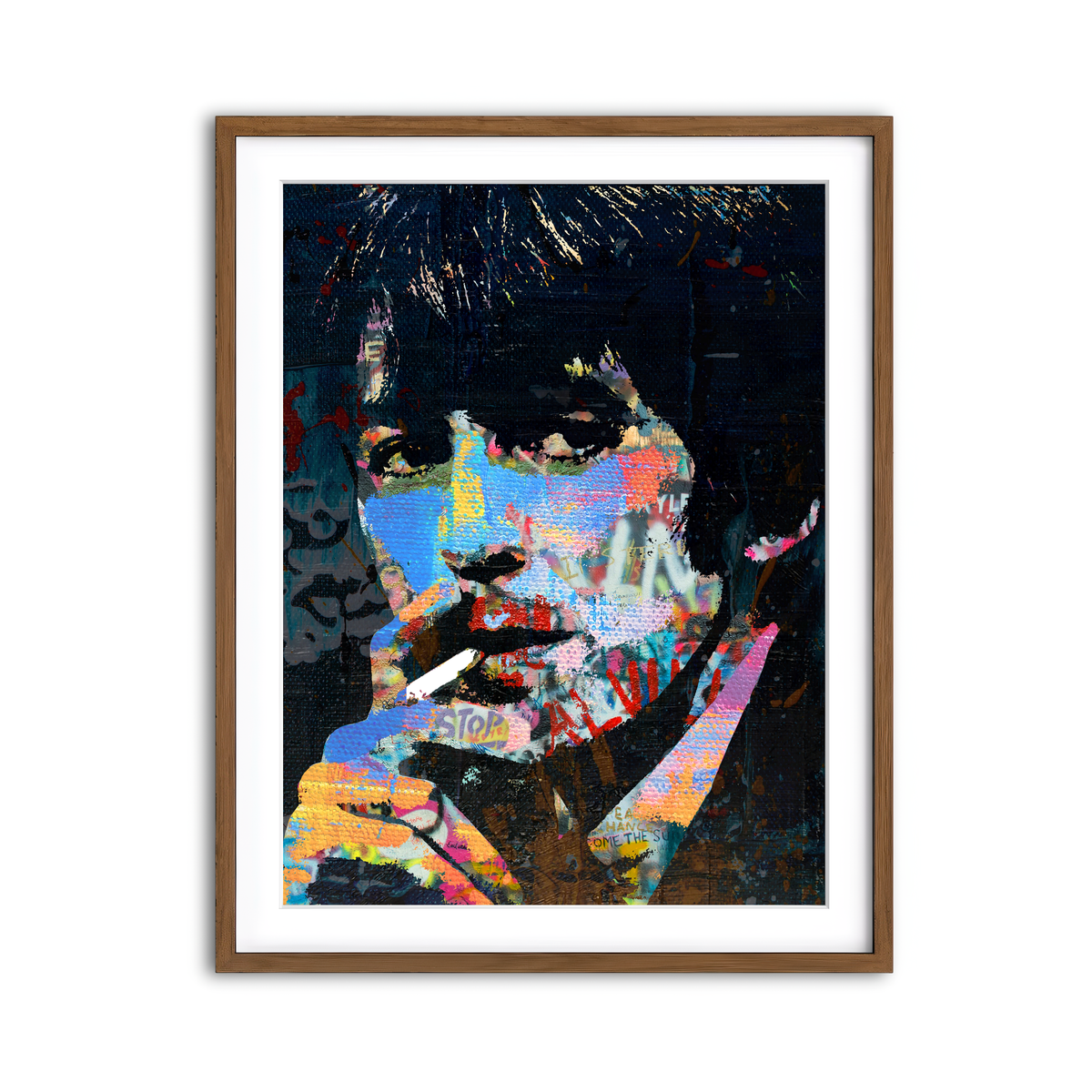 Framed Print 3x4 Walnut