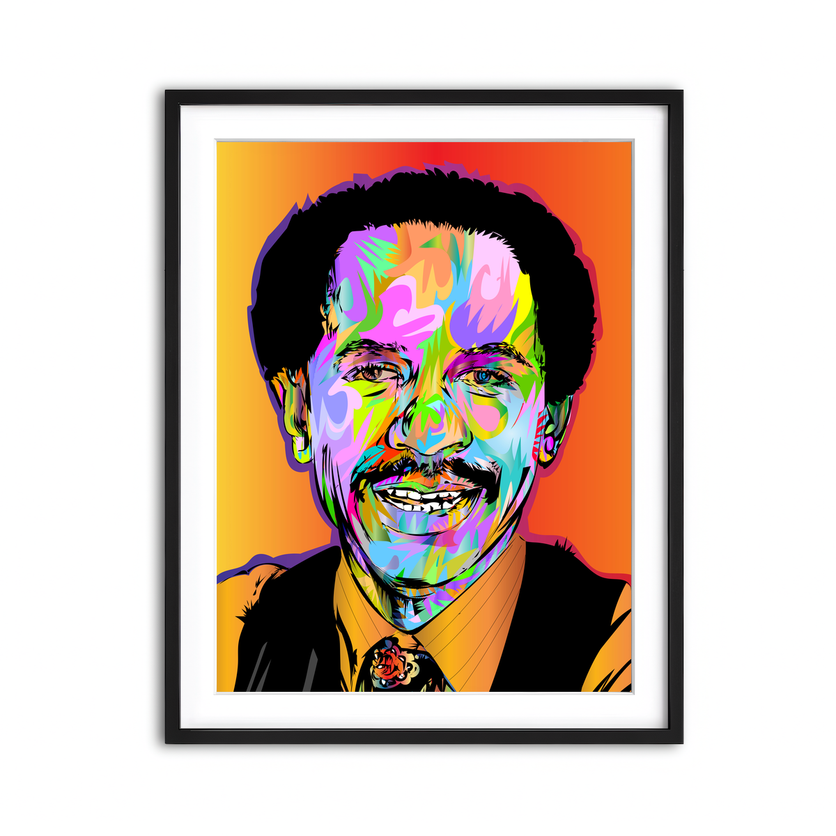 Framed Print 3x4 Black