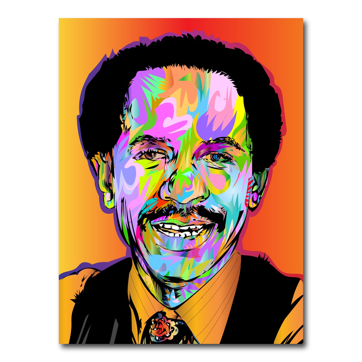 AUTO-MOCKUP WHITE | george jefferson | 1 Piece | Gallery Wrap Canvas | group=3x4
