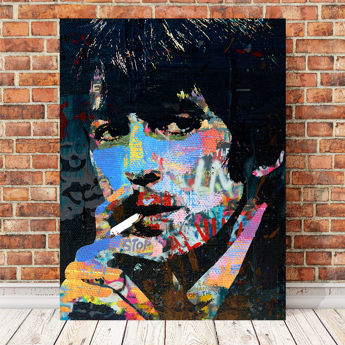 George Harrison Smoking