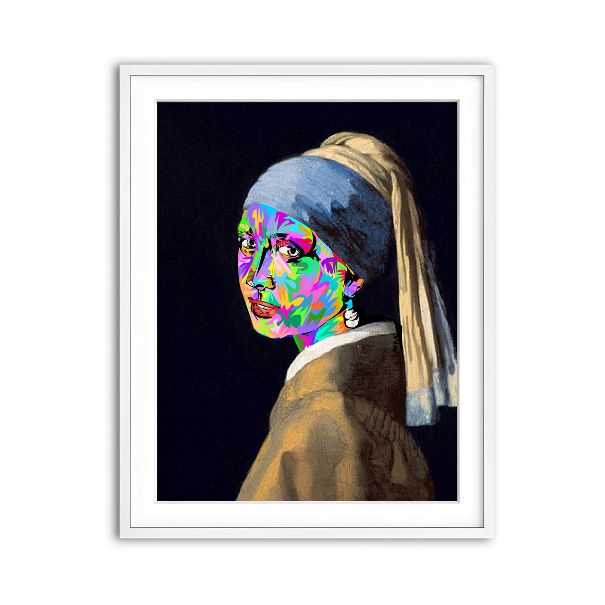 Framed Print 3x4 White