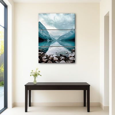 AUTO-MOCKUP ROOM | glacial lake