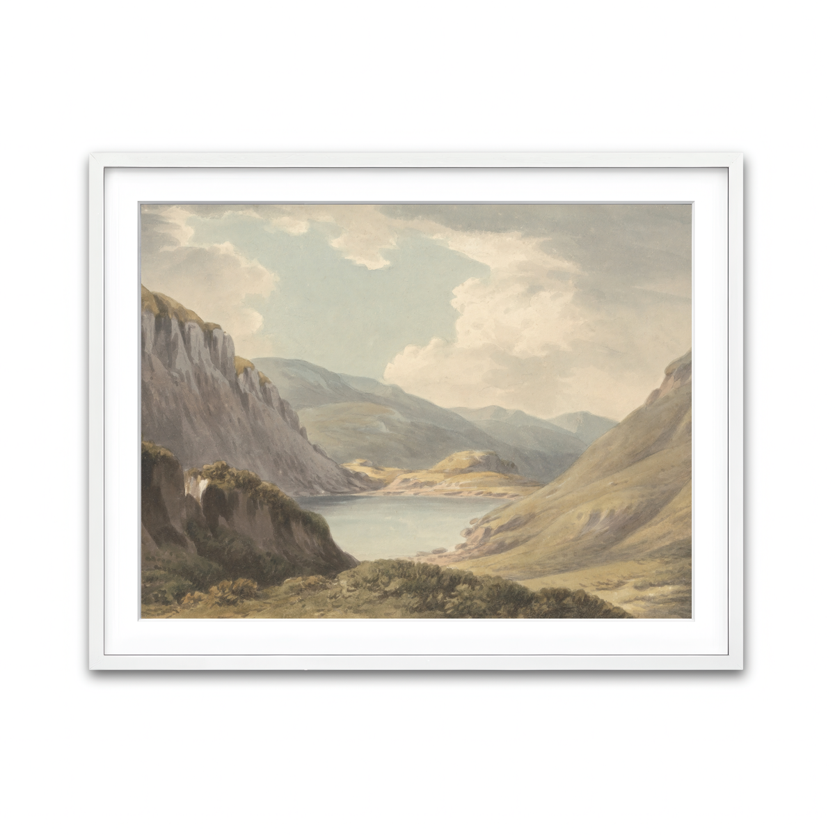 Framed Print 4x3 White