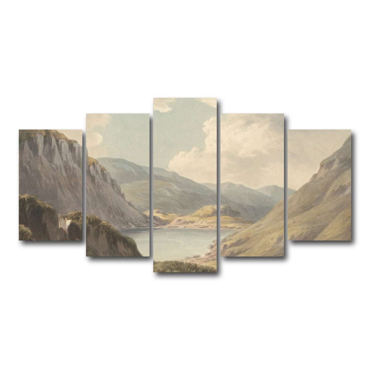 AUTO-MOCKUP WHITE | glen | 5 Piece | Gallery Wrap Canvas | group=5_normal