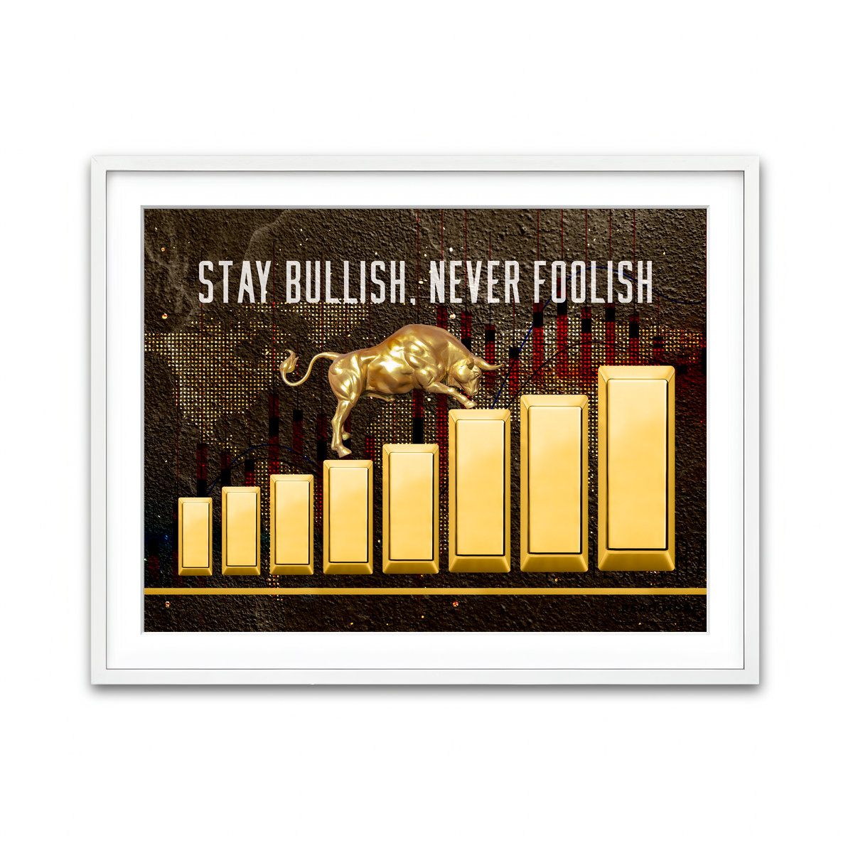 Framed Print 4x3 White