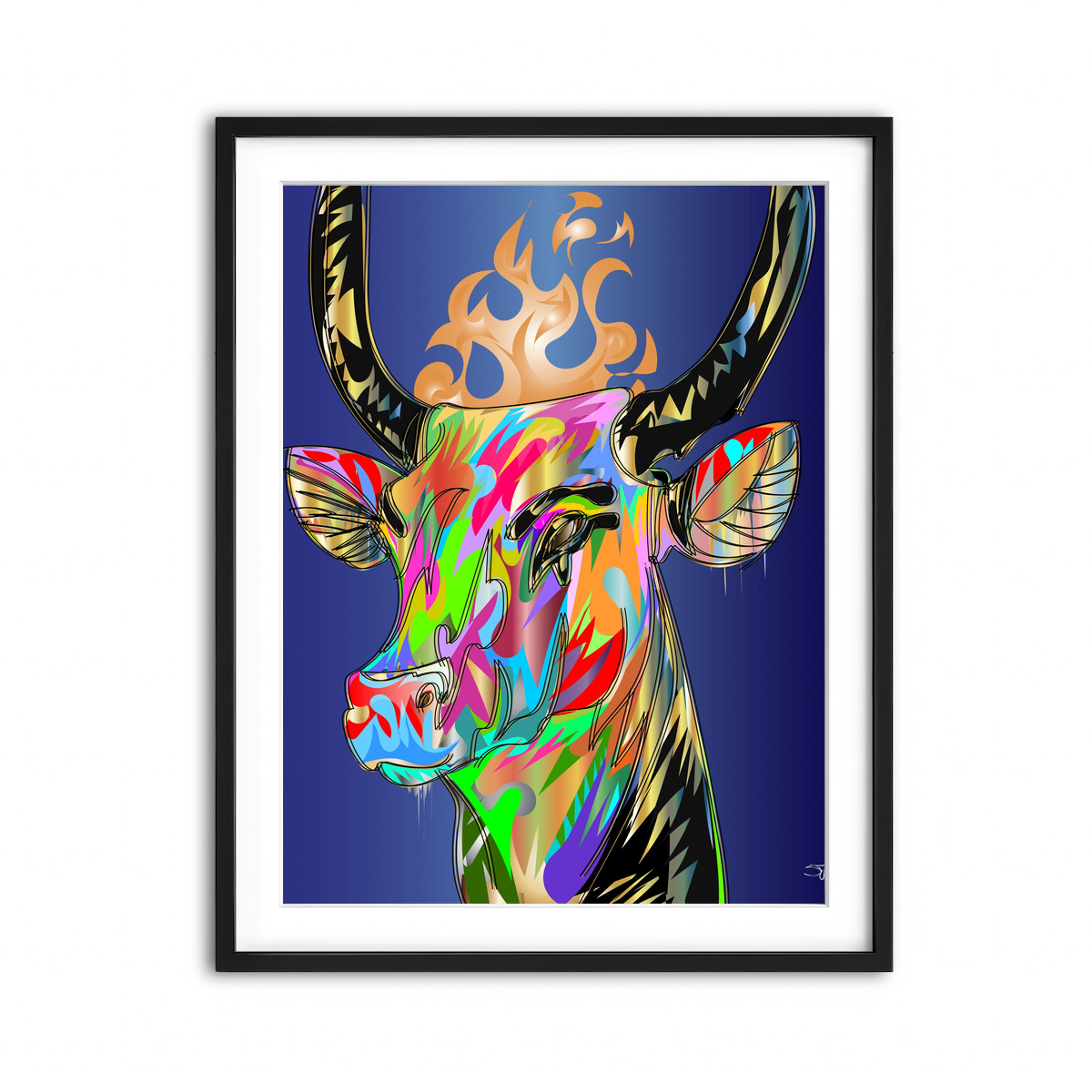 Framed Print 3x4 Black