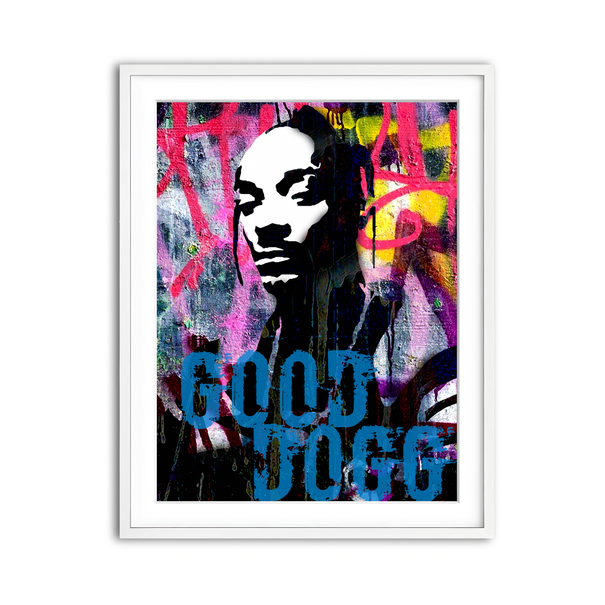 Framed Print 3x4 White