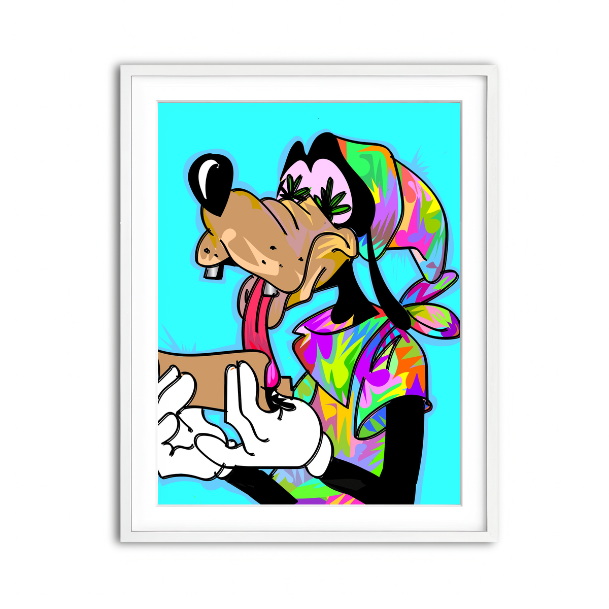 Framed Print 3x4 White