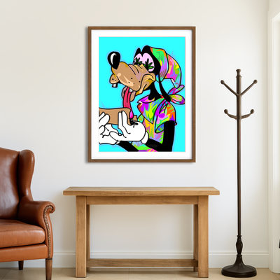 AUTO-MOCKUP ROOM | Goofy High Wall Art
