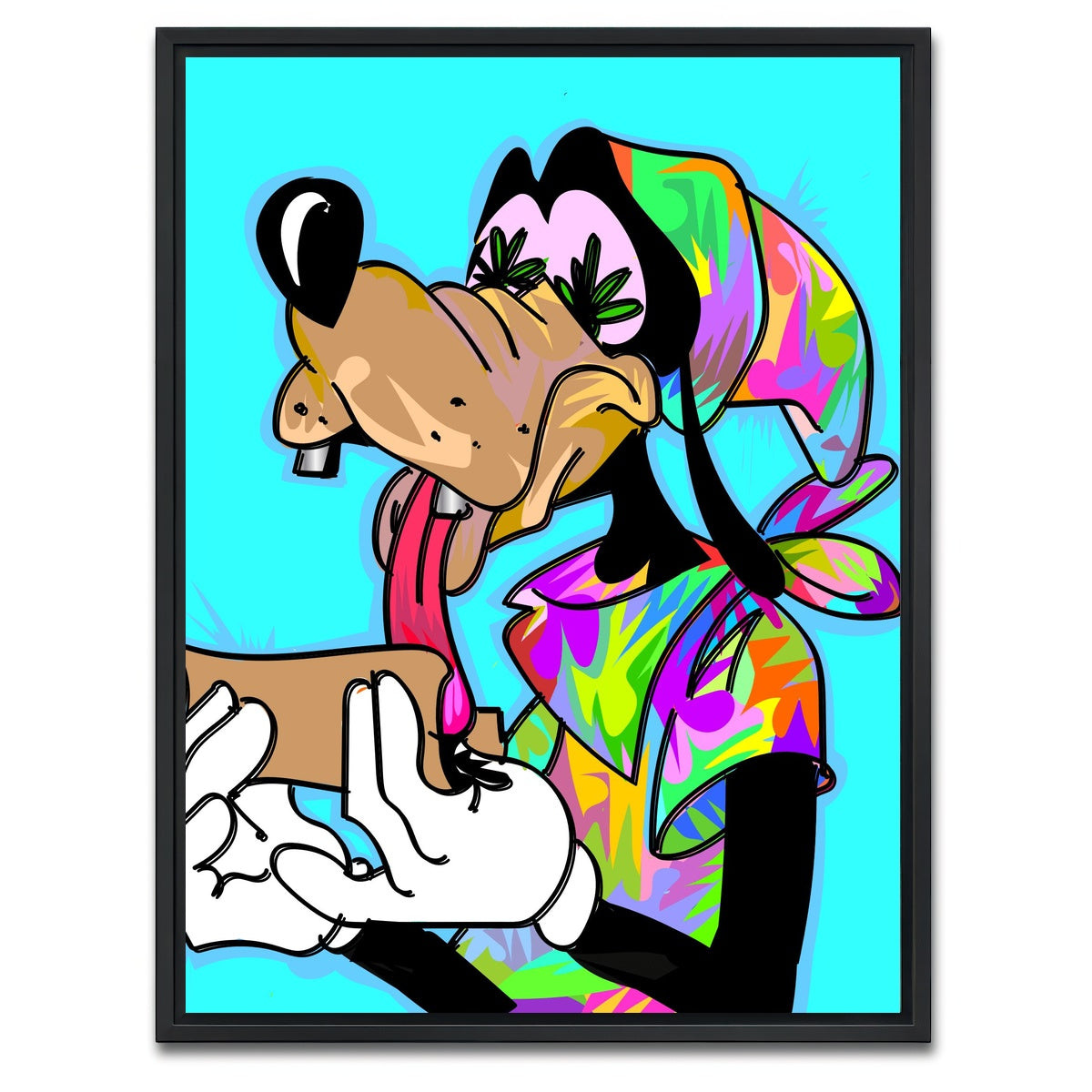 AUTO-MOCKUP WHITE | goofy high | 1 Piece | Black Framed Canvas | group=3x4