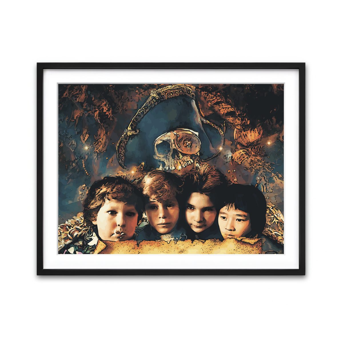 Framed Print 4x3 Black