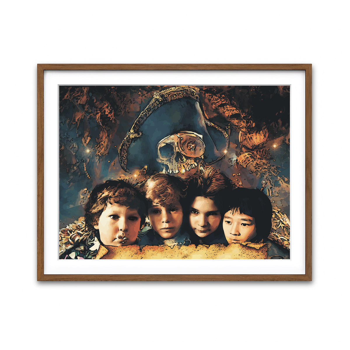 Framed Print 4x3 Walnut