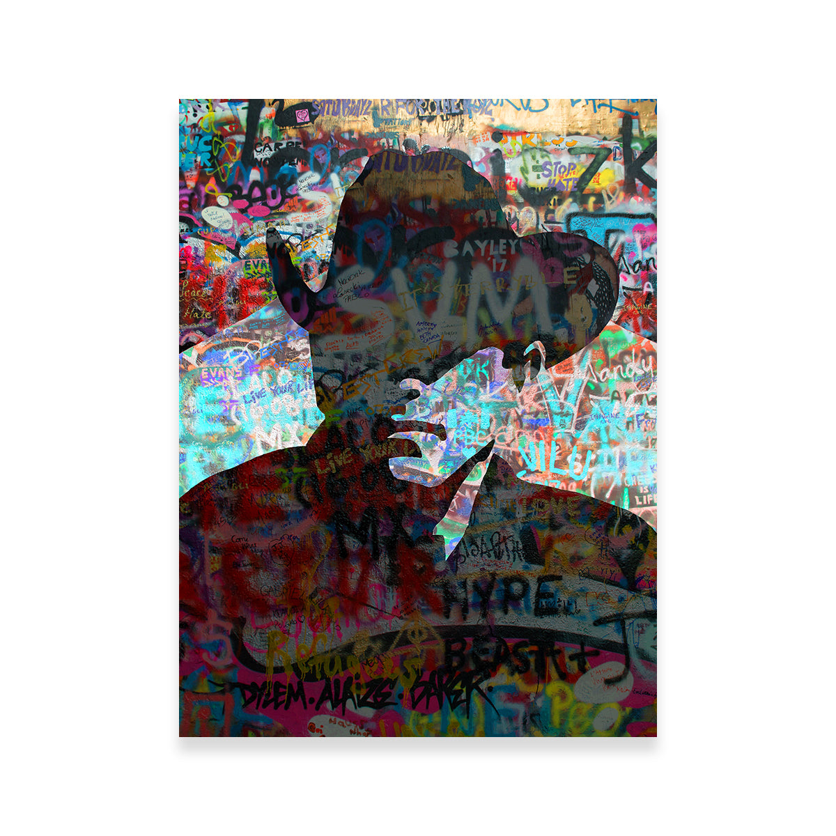 Graffiti Cowboy Wall Art