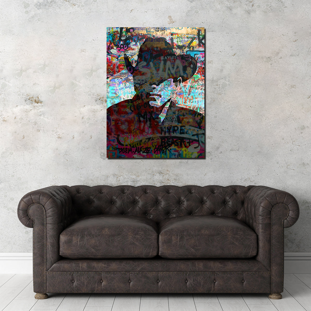 Graffiti Cowboy Wall Art