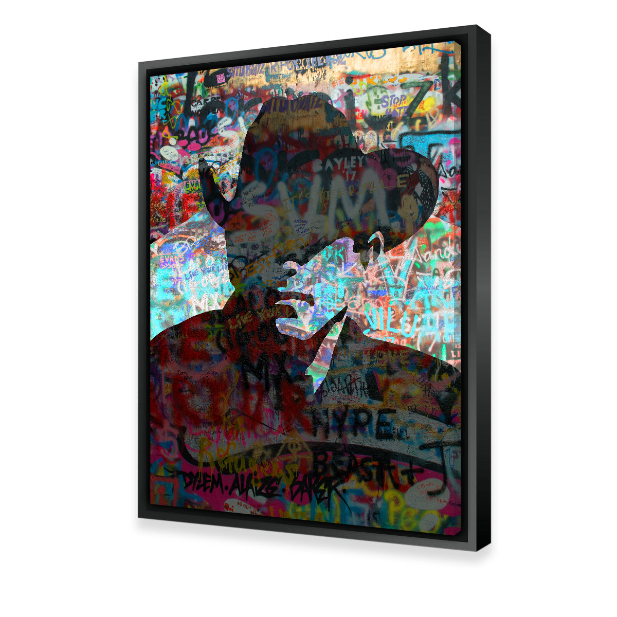 Graffiti Cowboy Wall Art