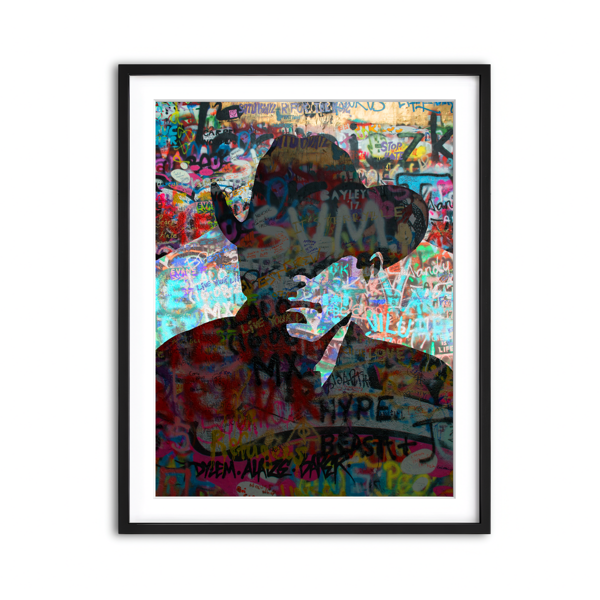 Framed Print 3x4 Black