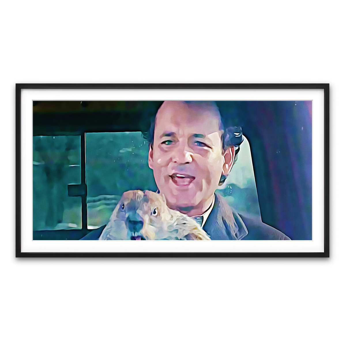 Framed Print 2x1 Black