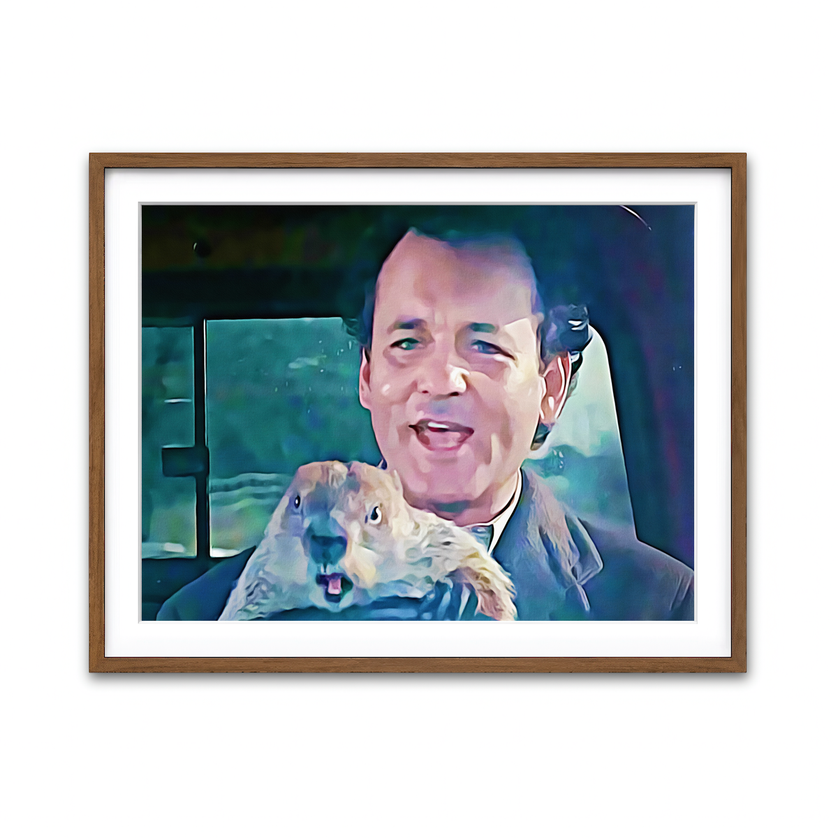 Framed Print 4x3 Walnut