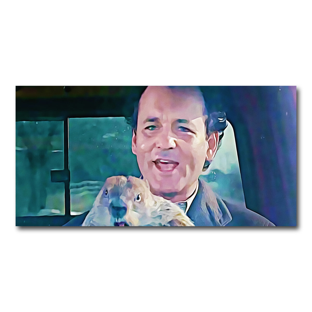 AUTO-MOCKUP WHITE | groundhog day | 1 Piece | Gallery Wrap Canvas | group=2x1