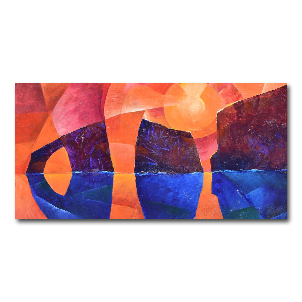 AUTO-MOCKUP WHITE | guardians of the ocean in cubism | 1 Piece | Gallery Wrap Canvas | group=2x1