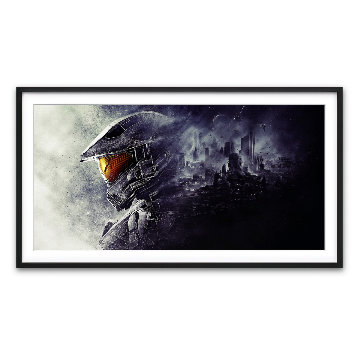 Framed Print 2x1 Black