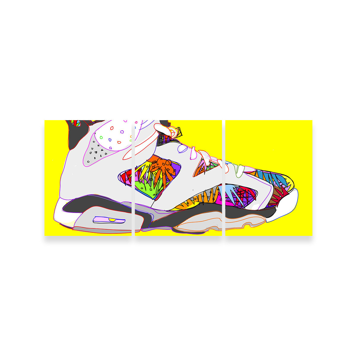 Air Jordan Shoes Wall Art