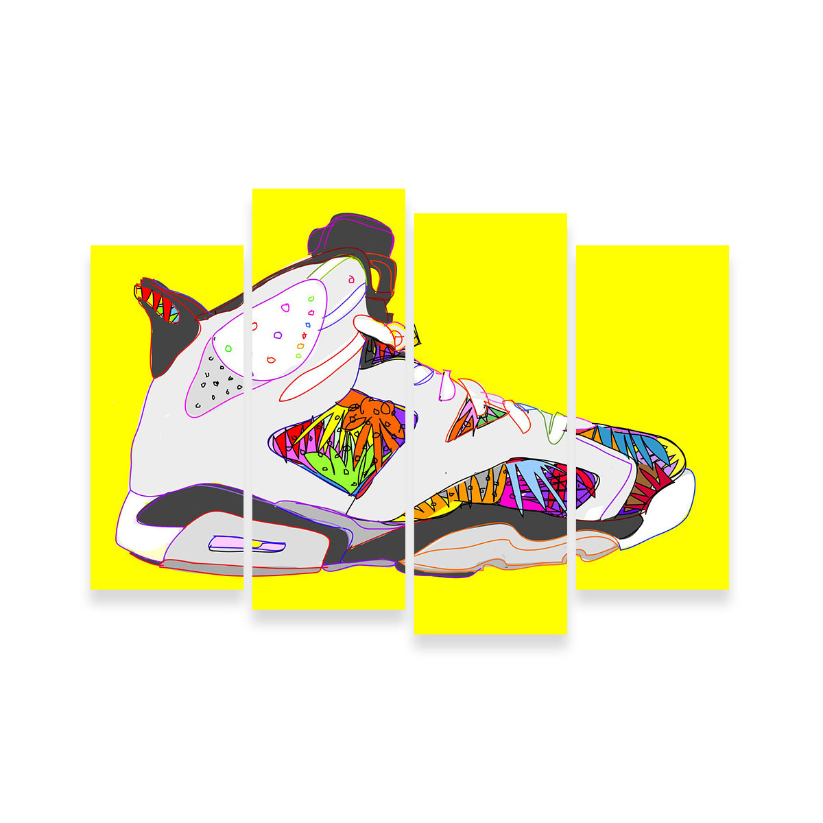 Air Jordan Shoes Wall Art