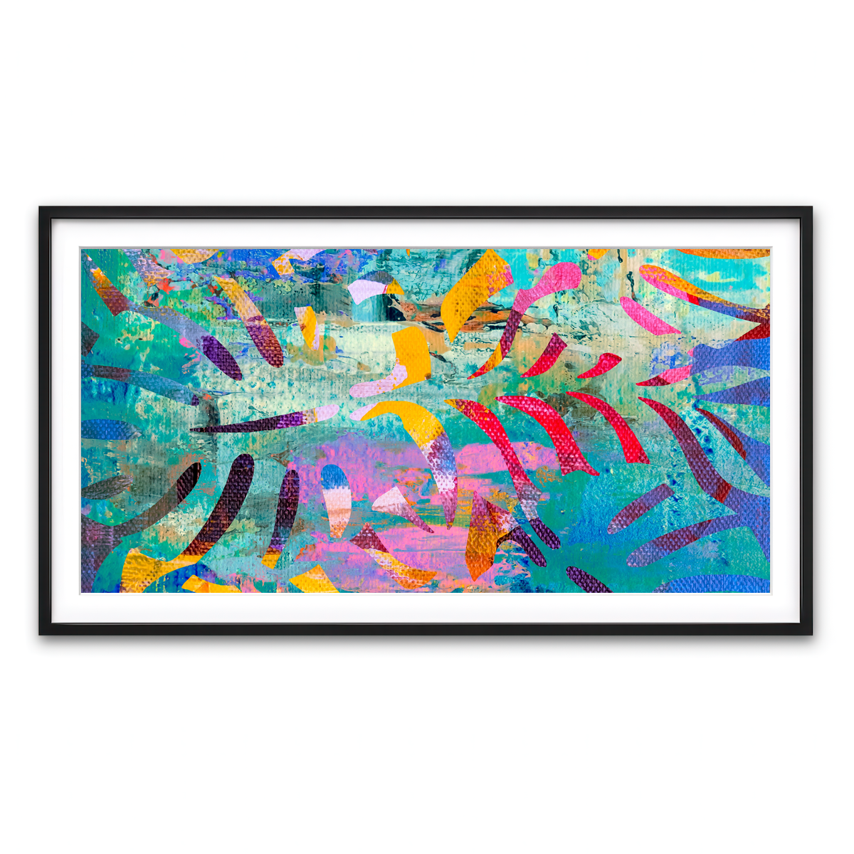 Framed Print 2x1 Black