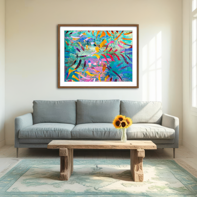 AUTO-MOCKUP ROOM | Hawaiian Palm Wall Art