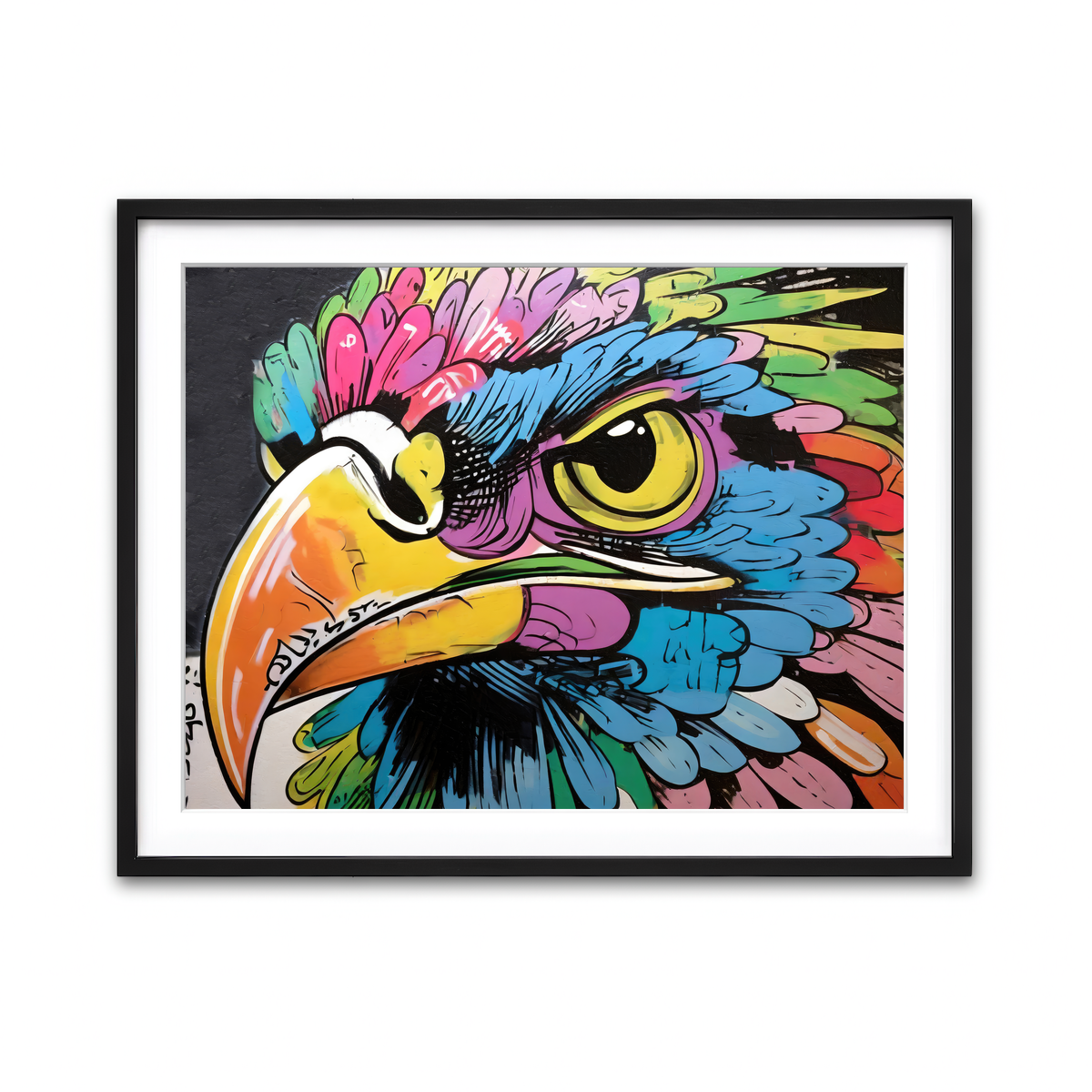 Framed Print 4x3 Black