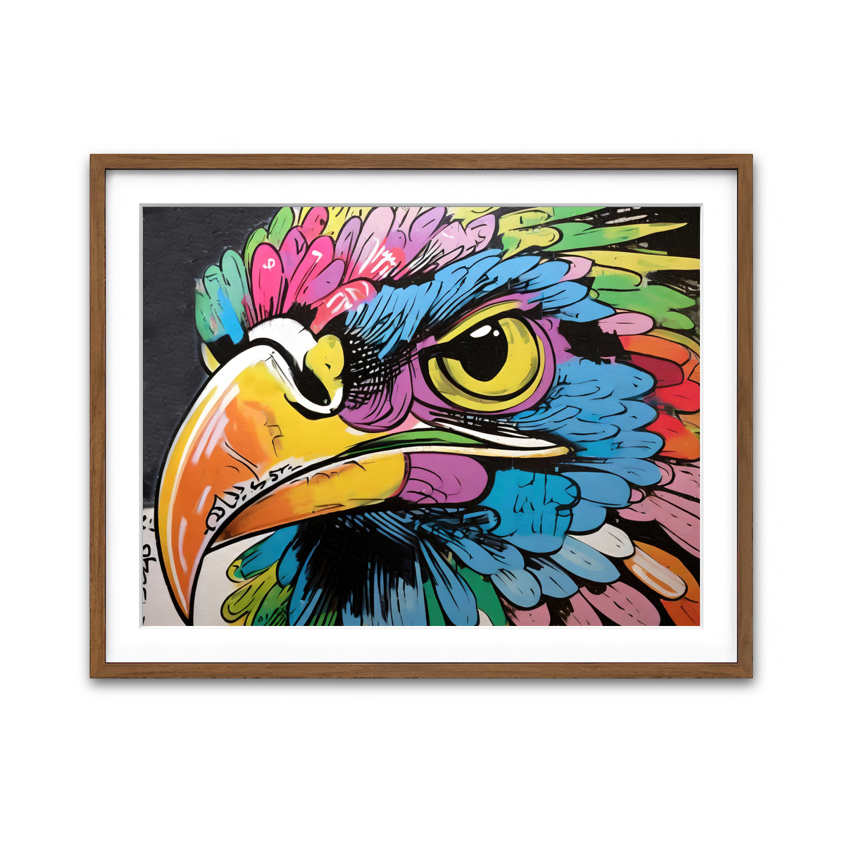 Framed Print 4x3 Walnut