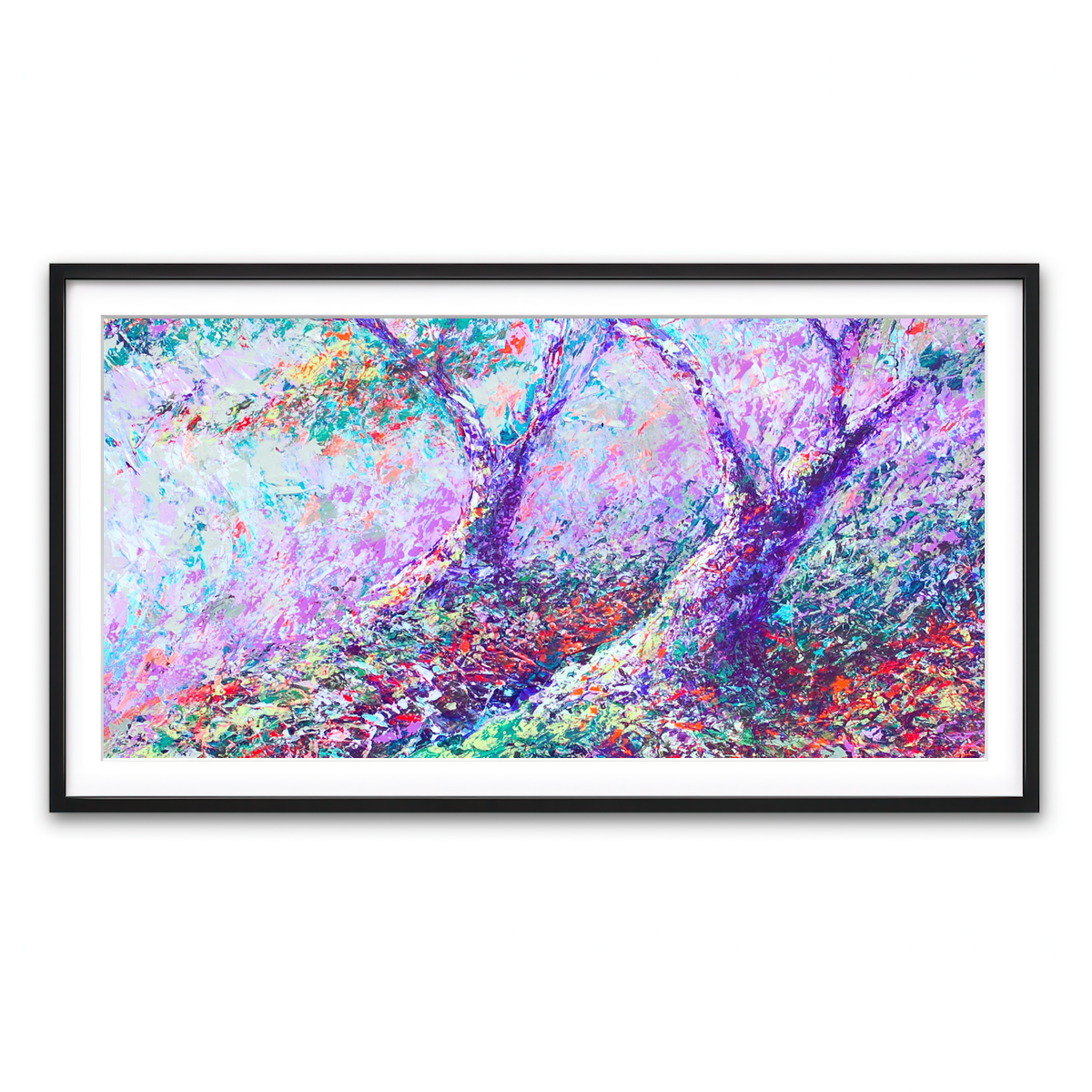 Framed Print 2x1 Black