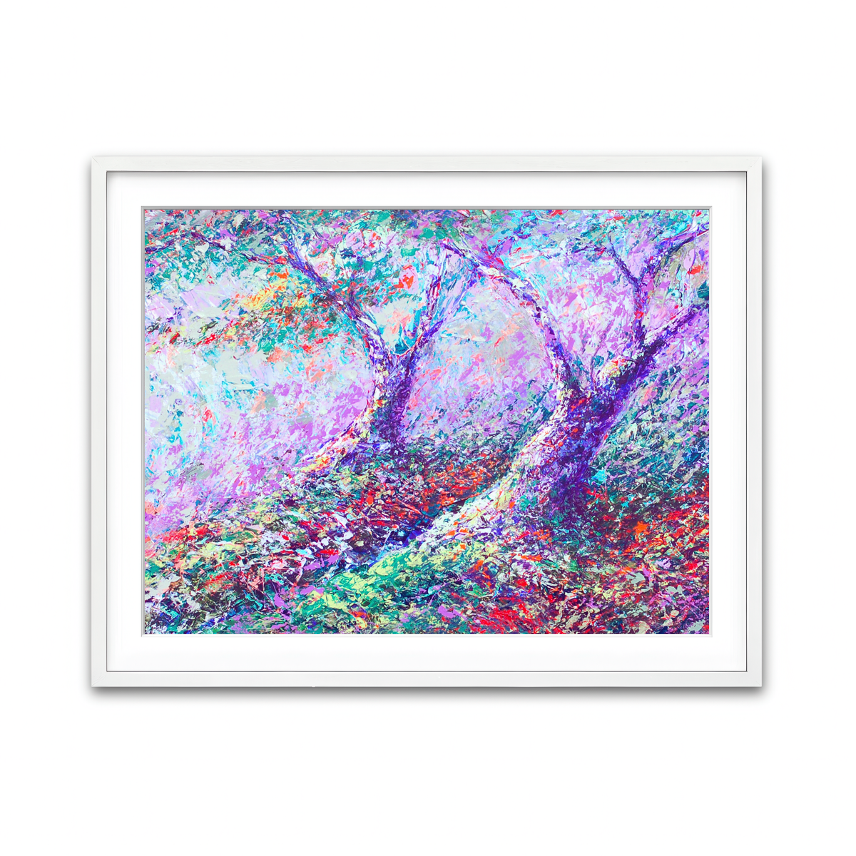 Framed Print 4x3 White