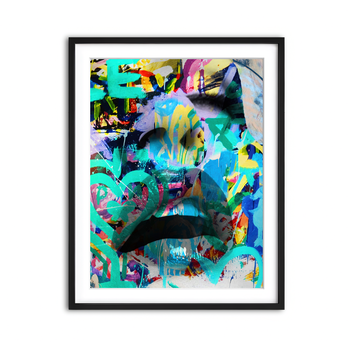 Framed Print 3x4 Black