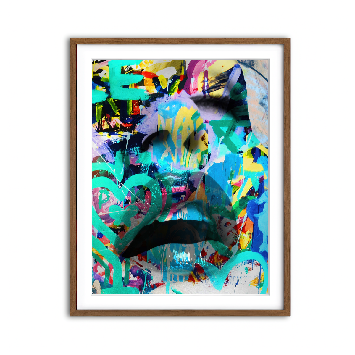 Framed Print 3x4 Walnut