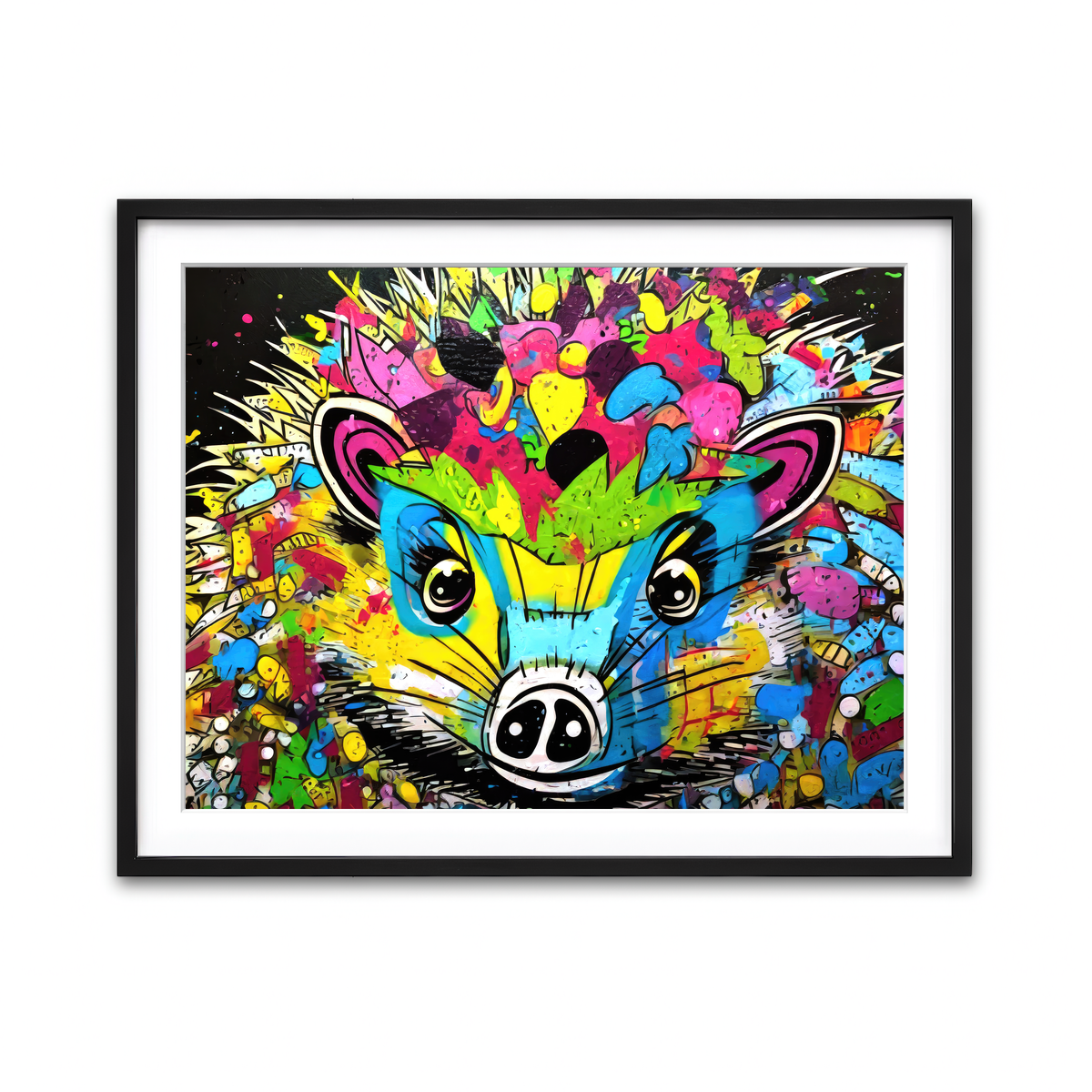 Framed Print 4x3 Black